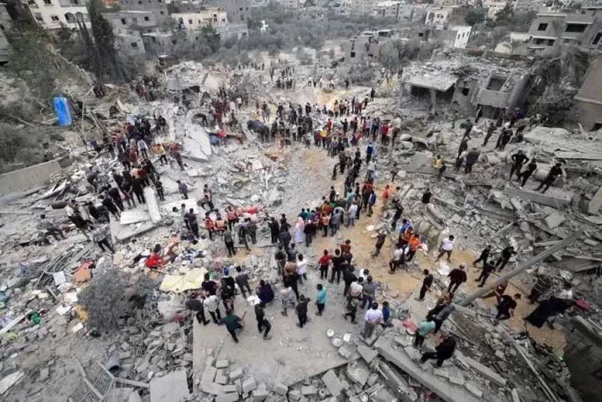شهيد في قصف للاحتلال على منطقة المغراقة وسط غزة