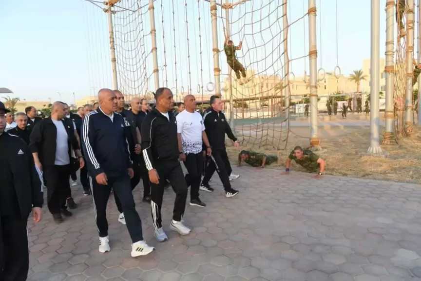 وزير الدفاع وعدد من الوزراء يتفقدون منظومة الإعداد والتأهيل بالأكاديمية العسكرية المصرية
