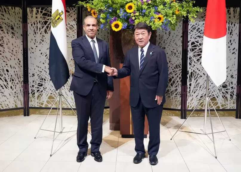 الجولة الثالثة من الحوار الاستراتيجي بين وزيري خارجية مصر واليابان حول القضايا الإقليمية