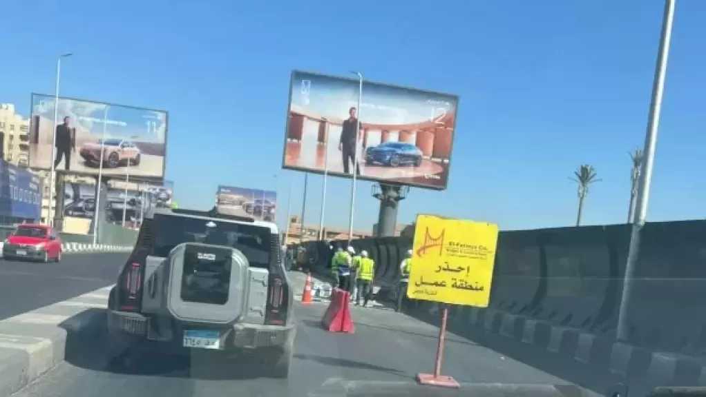 غلق جزئي لكوبري أكتوبر في الاتجاهين لإصلاح الفواصل المعدنية