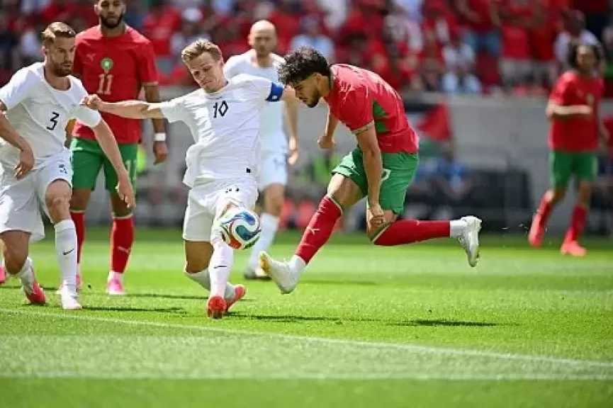 المغرب يتعادل مع النرويج في البروفة الأخيرة قبل كأس العالم