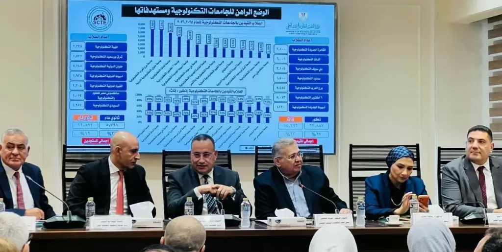 وزير التعليم العالي: نخطط لأن تكون هناك جامعة تكنولوجية كبرى في كل محافظة بحلول 2030