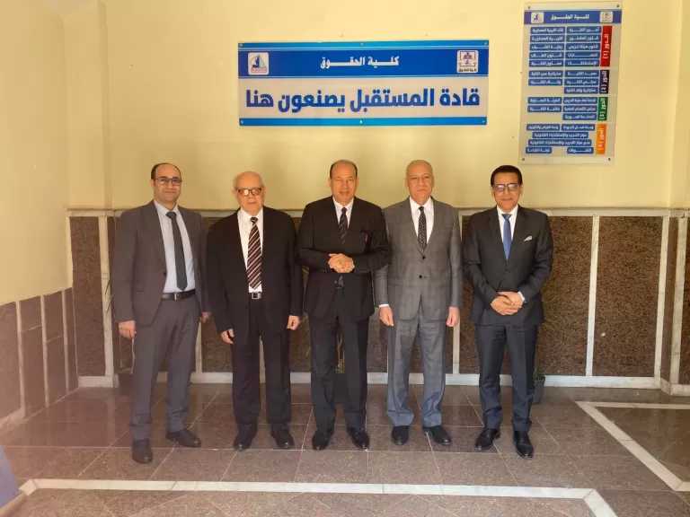 لجنة المجلس الأعلى للجامعات تشيد بتطور كلية الحقوق بجامعة كفر الشيخ