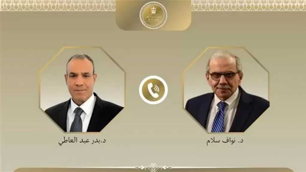 وزير الخارجية يؤكد لرئيس الوزراء اللبناني وقوف مصر إلى جانب لبنان الشقيق