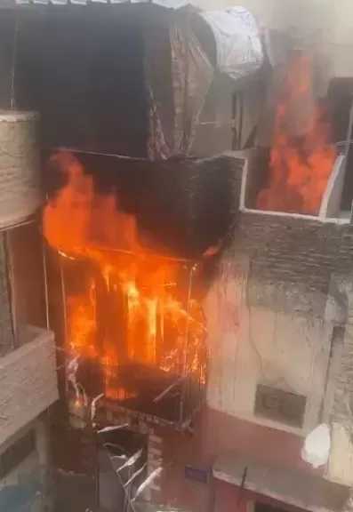 السيطرة على حريق اندلع داخل شقة سكنية بالشرابية