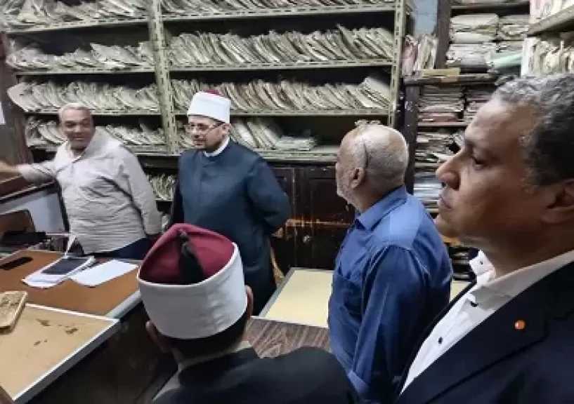 لجنة من الوزارة تتفقد الأداء الإداري والدعوي بمديرية أوقاف القليوبية