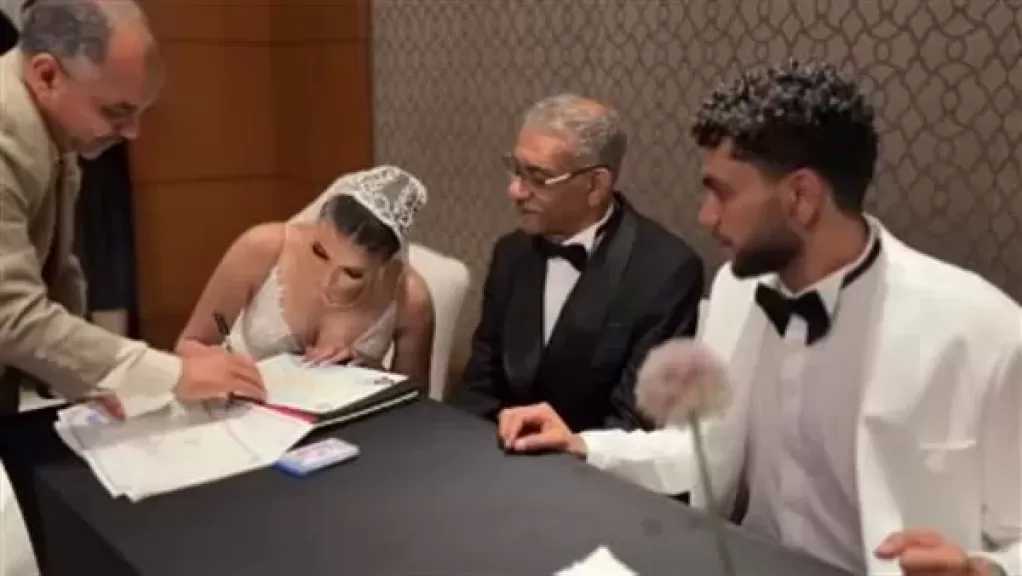 بالصور.. سيد رجب يحتفل بزفاف ابنه زياد