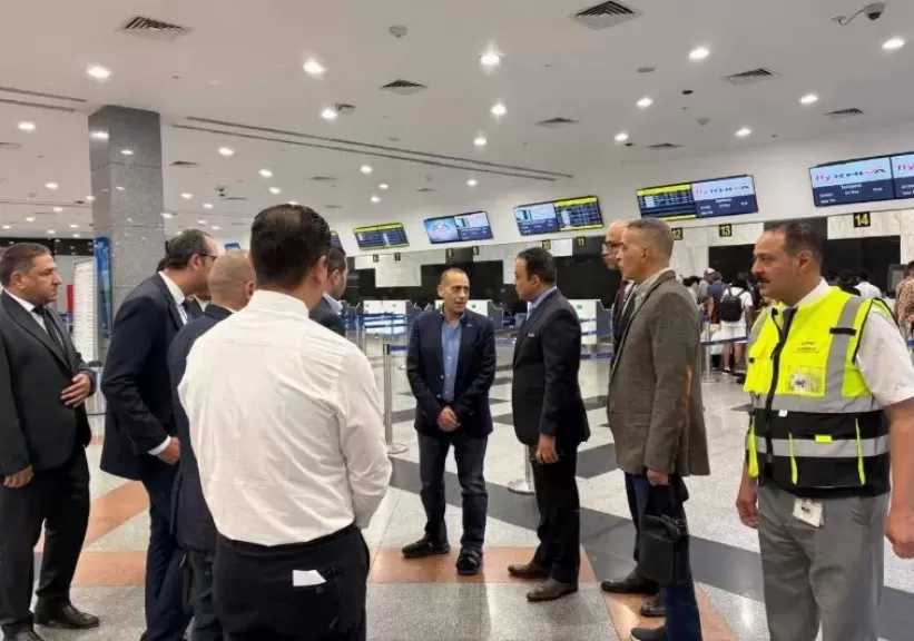 اللجنة العليا للتفتيش الأمني والبيئي في جولة تفقدية بمطار شرم الشيخ الدولي