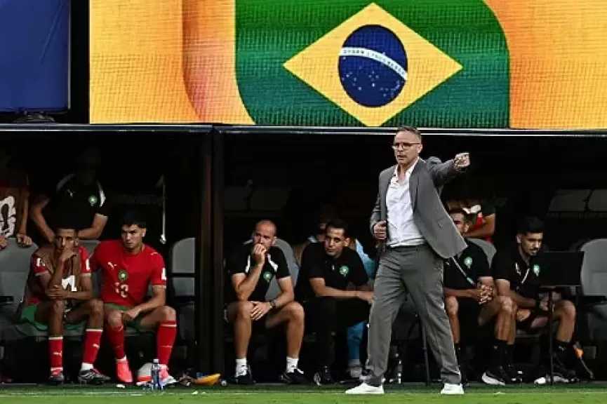 مدرب المغرب: قدمنا مباراة جيدة أمام البرازيل ولم يكن هدفنا الدفاع