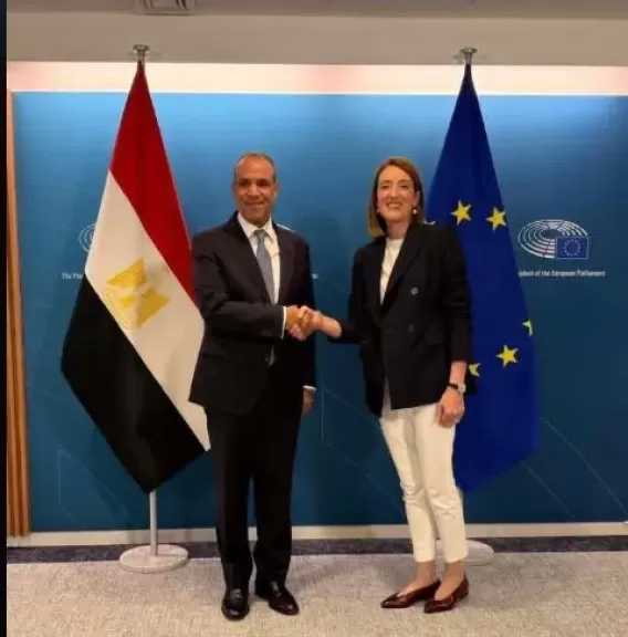 وزير الخارجية: نتطلع لتعزيز الحوار القائم مع البرلمان الأوروبي
