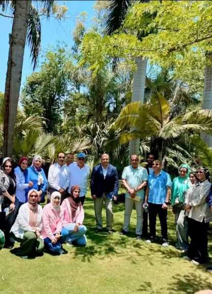 رئيس هيئة تنمية الصعيد يزور حديقة مظهر النباتية، لبحث آفاق التعاون في المشروعات البيئية والتنموية