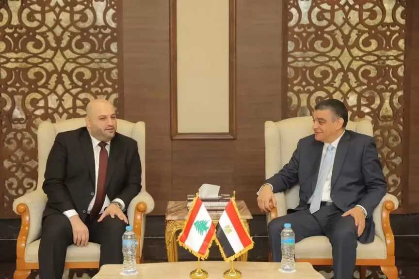 رئيس الهيئة المصرية للشراء الموحد يستقبل وزير صحة لبنان