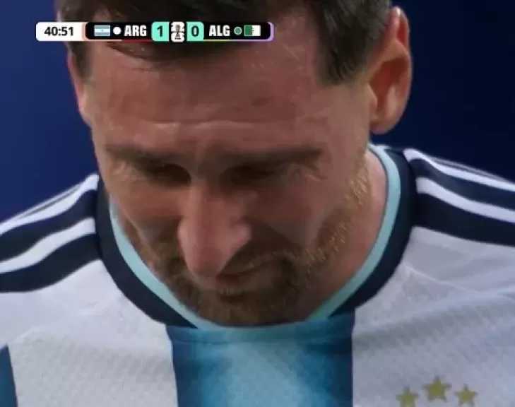 ميسي يكشف سبب بكائه خلال مواجهة الأرجنتين والجزائر في كأس العالم