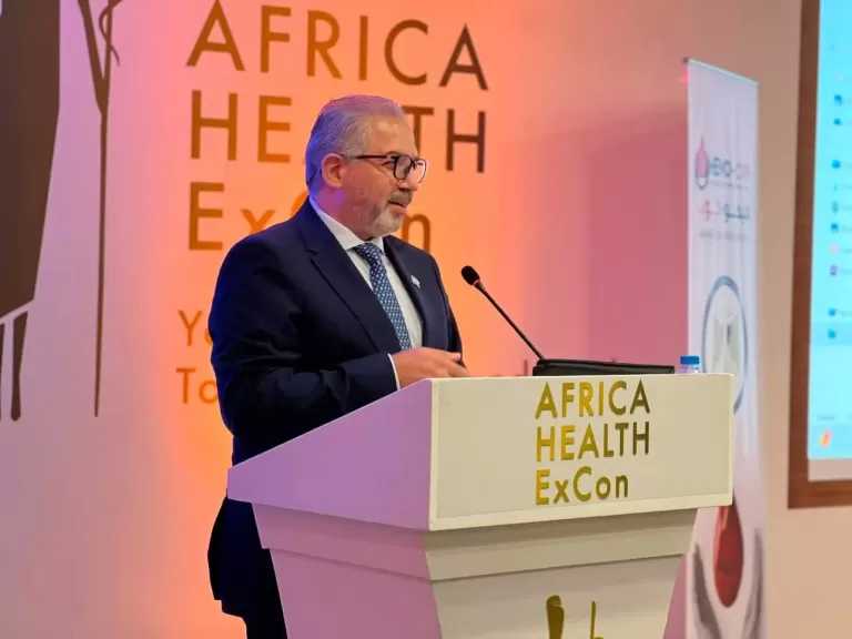 الهيئة العامة للتأمين الصحي الشامل تشارك في فعاليات مؤتمر Africa Health ExCon 2026