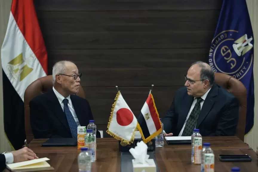 سفير اليابان بالقاهرة: نتطلع إلى توسيع التعاون مع مصر والاستفادة من الفرص الواعدة في قطاع الدواء