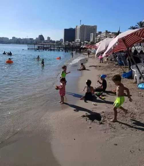 السياحة والمصايف بالإسكندرية: 20% إشغال بشواطئ القطاع الشرقي.. و10% بالقطاع الغربي
