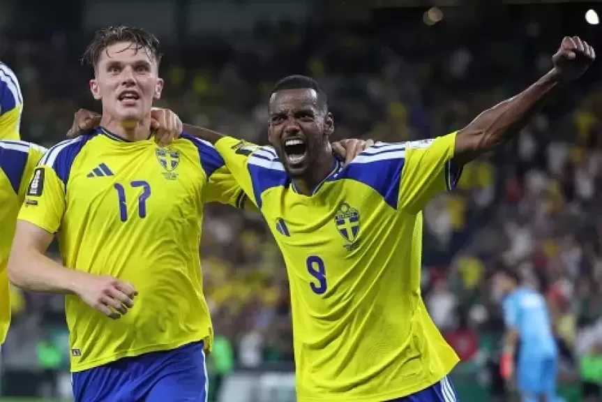 إيزاك وجيوكيريس يقودان هجوم السويد أمام هولندا في كأس العالم