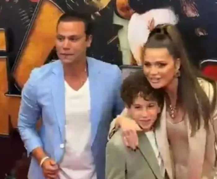 محمد إمام ويسرا اللوزي ويارا السكري يشاركون في العرض الخاص لفيلم صقر وكناريا