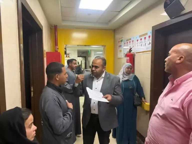 نائب الرعاية الصحية بالأقصر يراجع جودة الخدمات بمستشفى طيبة