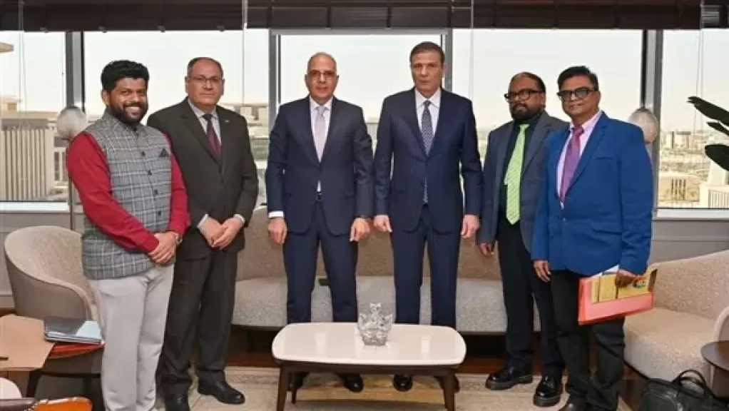 وزيرا الري والزراعة يبحثان مع وفد هندي تعزيز التعاون في الأمن الغذائي
