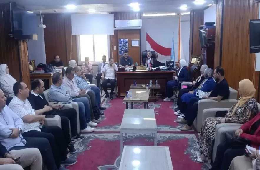 اجتماع موسع بمديرية صحة كفر الشيخ لرفع جاهزية بنوك الدم بالمحافظة