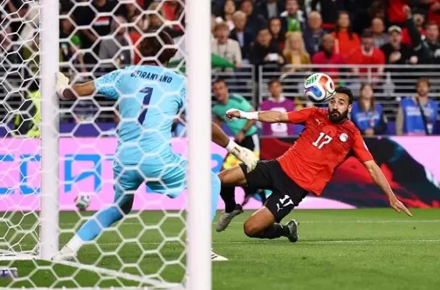 مهند لاشين يغيب عن مواجهة أستراليا في دور الـ32 بسبب تراكم البطاقات
