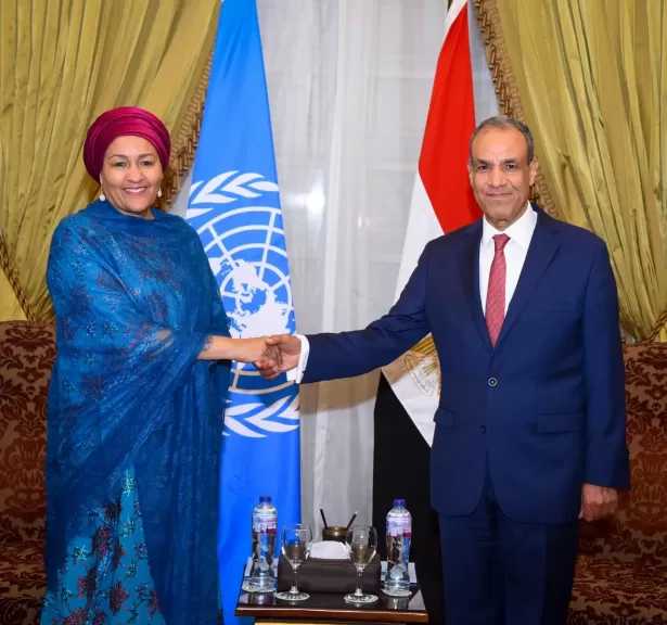 وزير الخارجية يبحث سبل تطوير المنظومة الأممية بما يواكب المتغيرات الدولية.. صور