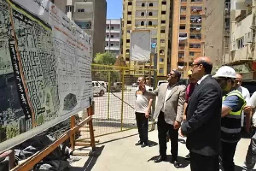 محافظ أسيوط يتابع تنفيذ أكبر مجمع تجاري وإداري بمنطقة الأربعين