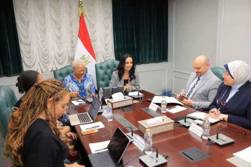 جراسا ماشيل تشيد باهتمام الرئيس السيسي بذوي الإعاقة وكبار السن ودعم حقوق المرأة.. صور