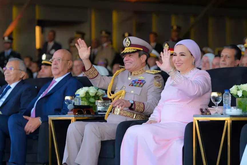 السيدة انتصار السيسي: افتتاح القيادة الاستراتيجية رؤية تضع أمن مصر في مقدمة الأولويات