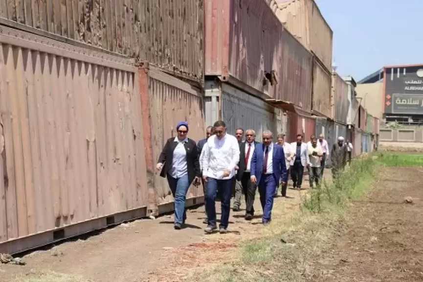محافظ القليوبية ورئيس الهيئة القومية للأنفاق يتفقدان مسار مد الخط الثاني للمترو إلى قليوب