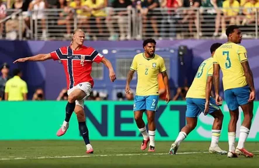 هالاند أفضل لاعب في مباراة النرويج والبرازيل بكأس العالم