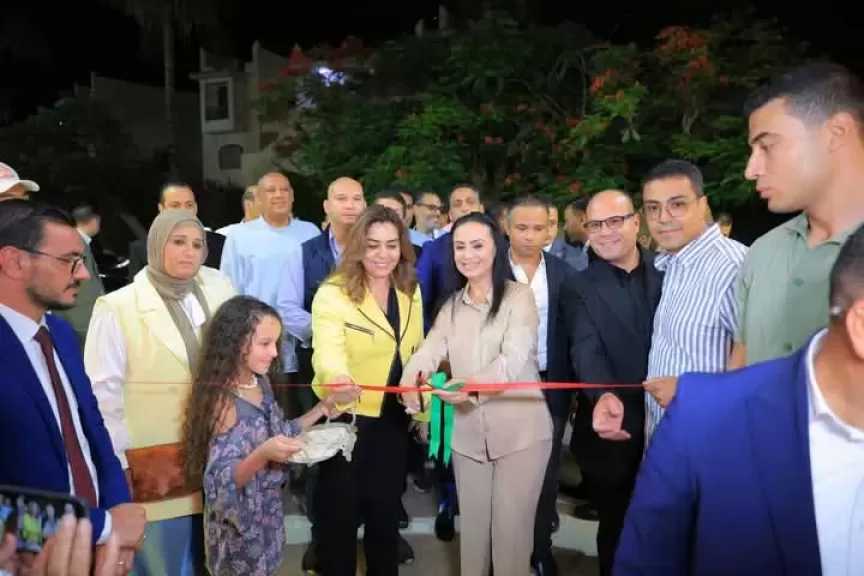 وزيرة التضامن الاجتماعي تفتتح فعاليات معرض ”ديارنا للحرف اليدوية والتراثية” بمارينا 4 الساحل الشمالي