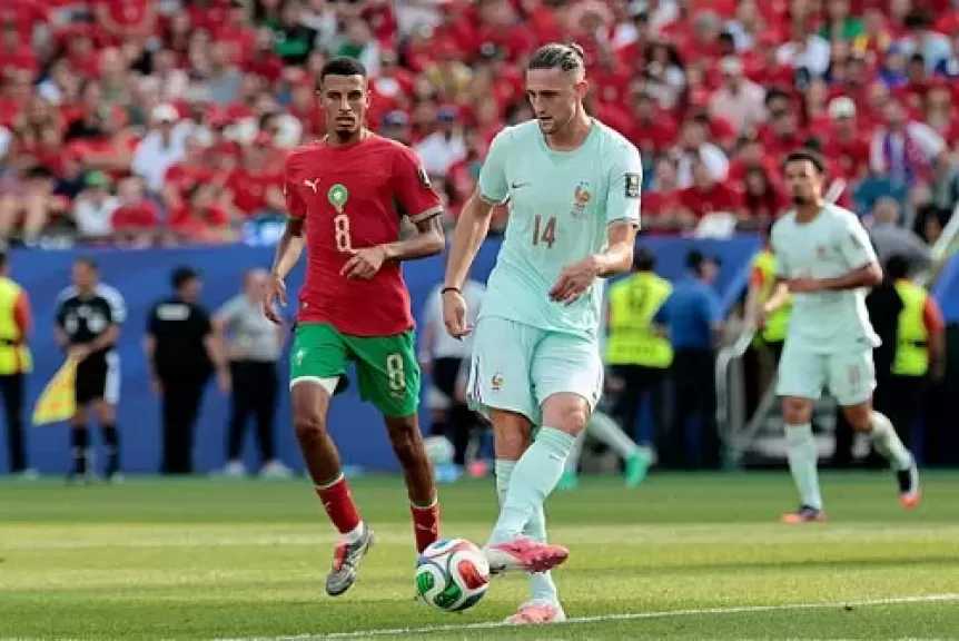 لاعب فرنسا: لم نشعر بالخطر أمام المغرب