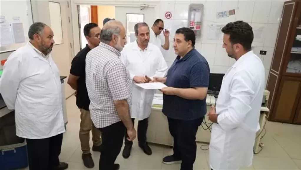 رئيس مياه البحيرة يتفقد المعمل المركزي للصرف الصحي