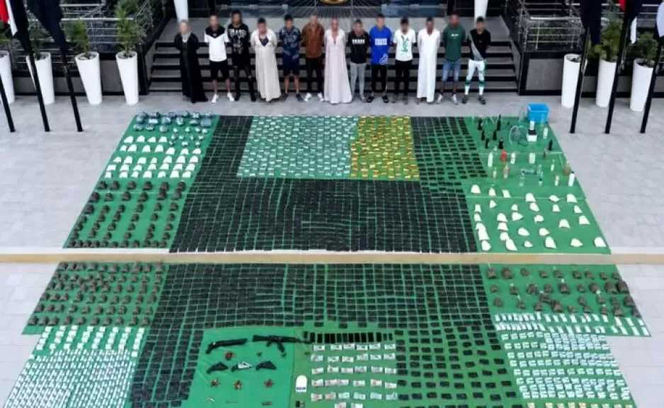 الداخلية تضبط 700 كيلو مخدرات في مداهمة بؤر إجرامية بالمحافظات
