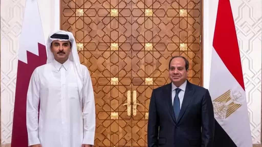 الرئيس السيسي يلتقي الشيخ تميم لتقديم التعازي فى «الأمير الوالد»