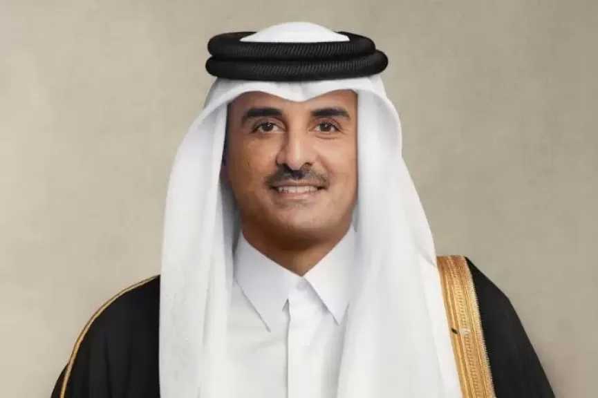 الشيخ تميم يعرب عن تقديره البالغ لزيارة وتعزية الرئيس السيسي