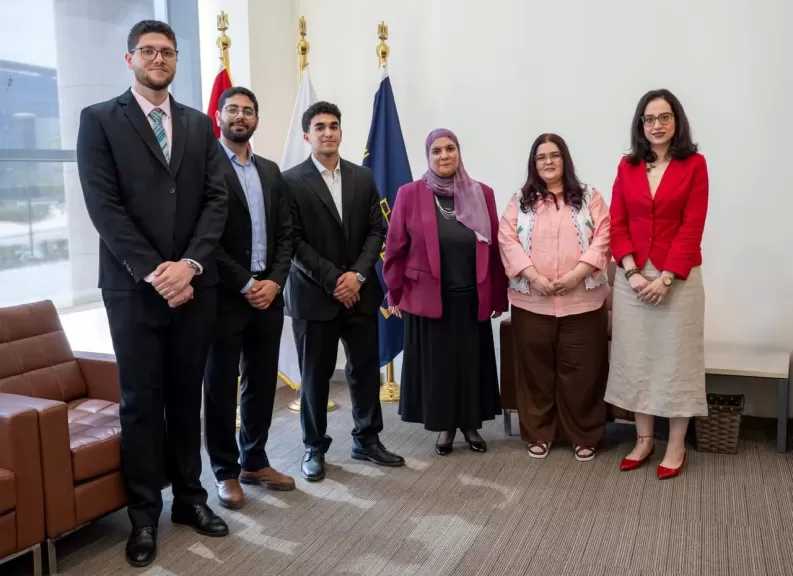 ثلاث طلاب بجامعة مصر للمعلوماتية يطورون بوابة ذكية لإدارة عمليات التوظيف باستخدام الذكاء الاصطناعي