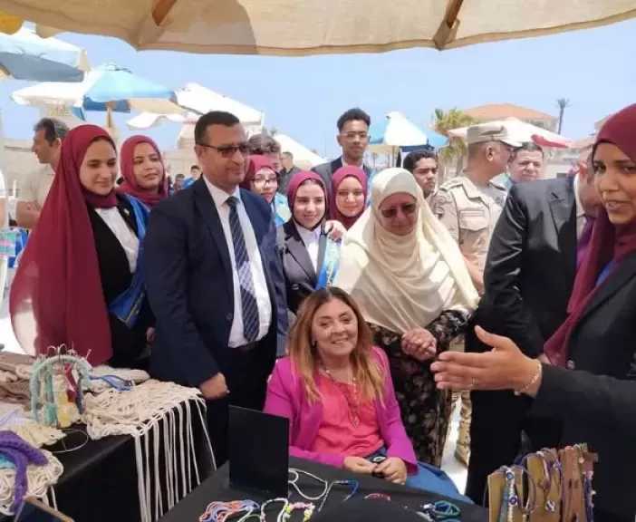 ”القومي للأشخاص ذوي الإعاقة” و”الدفاع الشعبي والعسكري” ومحافظ دمياط يفتتحون المعرض السابع لهذا العام لمنتجات ذوي الإعاقة برأس البر