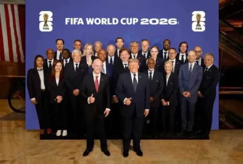 ترامب يستقبل أعضاء مجلس الفيفا بحضور هانى أبوريدة