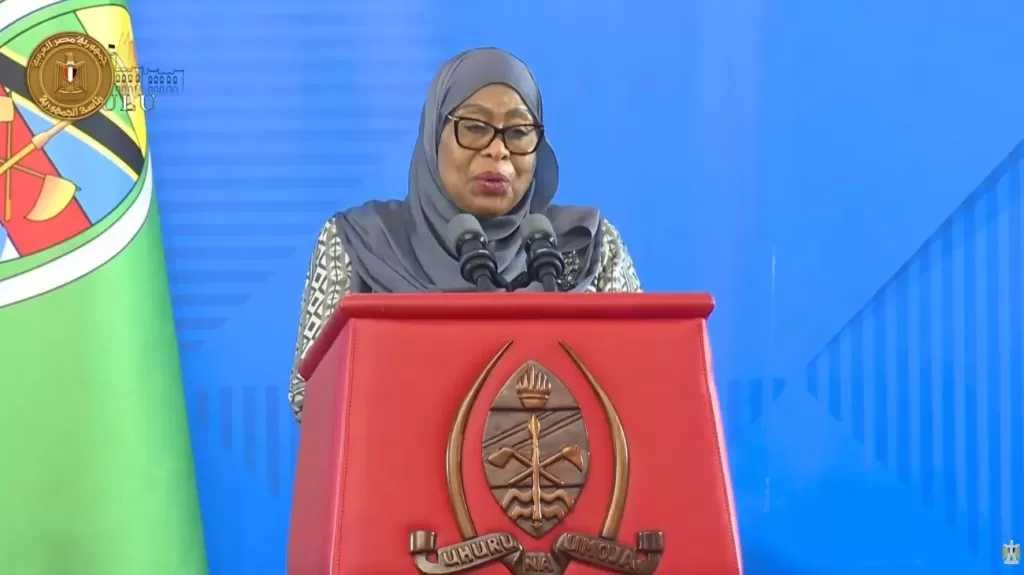 رئيسة تنزانيا: نعمل على زيادة العلاقات التجارية والاستثمارات المشتركة مع مصر