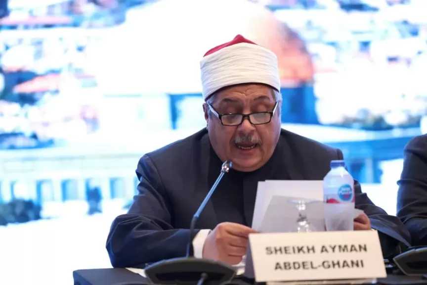 الشيخ أيمن عبد الغني: القضية الفلسطينية قضية حق وعدالة والموقف المصري ثابت