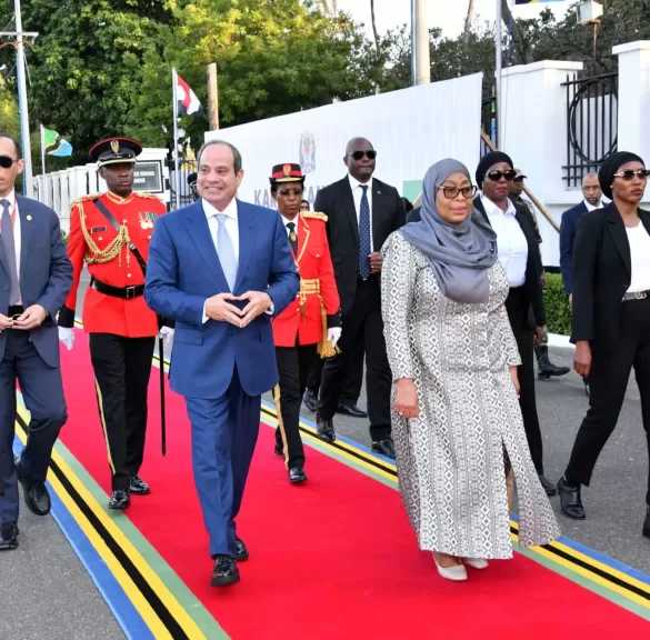 المتحدث الرئاسي ينشر صور زيارة الرئيس السيسي إلى تنزانيا
