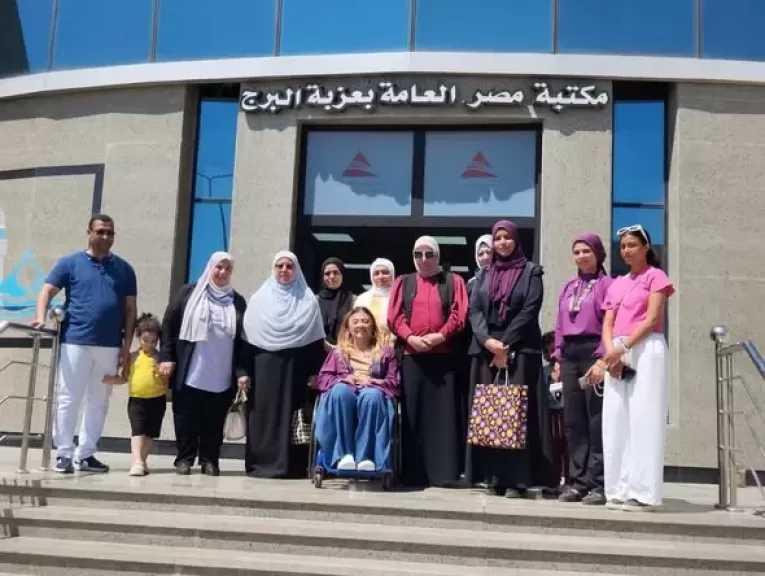 المشرف العام على “القومي للأشخاص ذوي الإعاقة” تتفقد مكتبة مصر العامة بدمياط