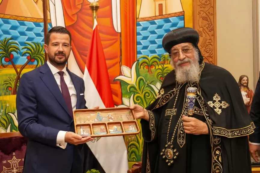 البابا تواضروس يستعرض المكانة الروحية والتاريخية لمصر خلال استقباله رئيس جمهورية الجبل الأسود