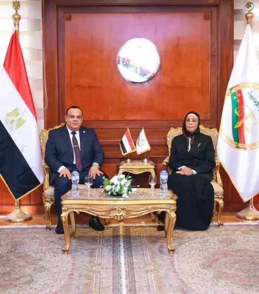رئيسة النيابة الإدارية تستقبل رئيس الهيئة الوطنية للانتخابات.. صور
