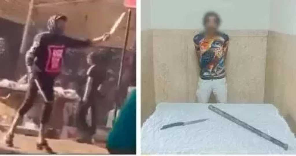 ضبط شخص لاستعراضه القوة أمام ابن عمه ببشتيل بسبب الميراث