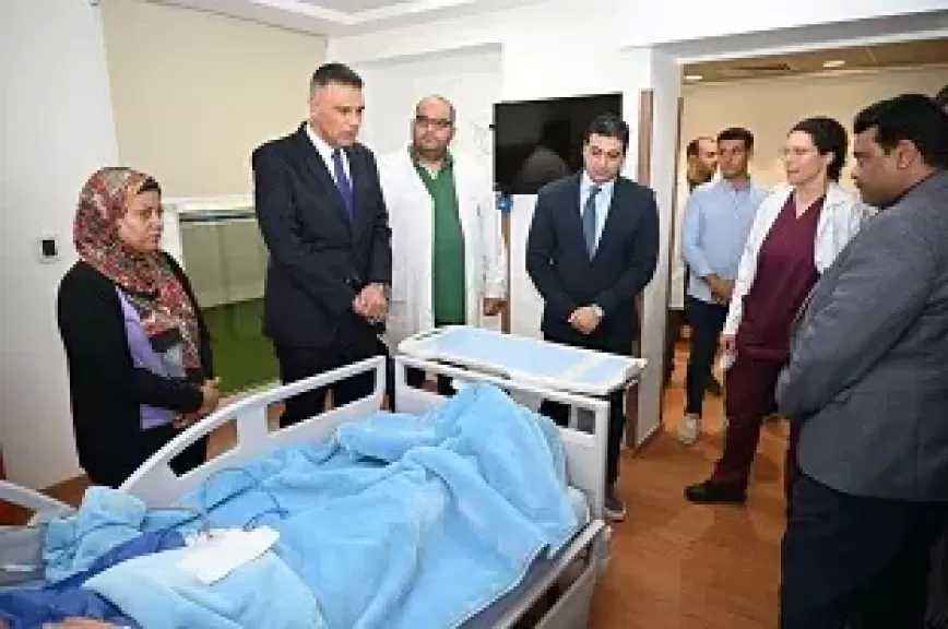 محافظ جنوب سيناء يتابع الحالة الصحية لمصابي حادث الأتوبيس السياحي