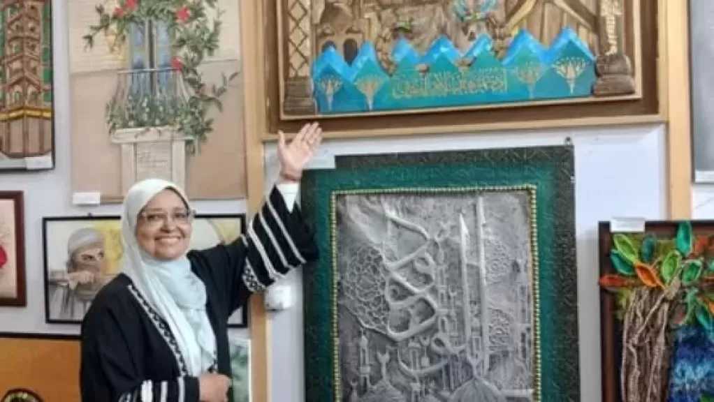 منطقة مطروح الأزهرية تشارك بلوحات فنية من التراث البيئي في معرض الإسكندرية للكتاب